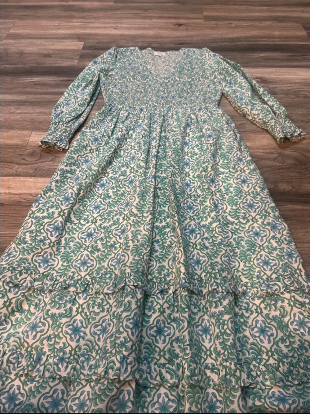 Pink city prints dress medium